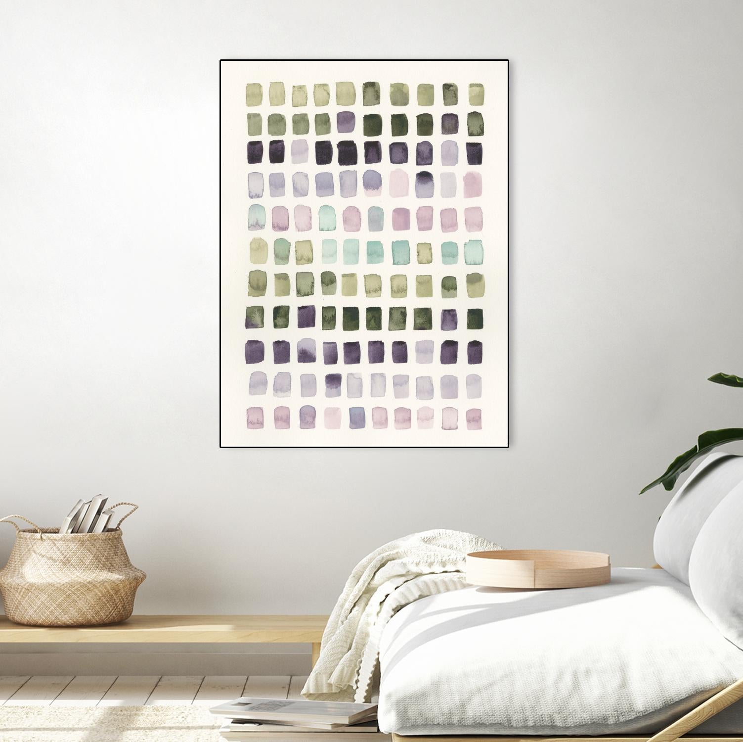 Serene Color Swatches I by Grace Popp on GIANT ART - pink abstract
