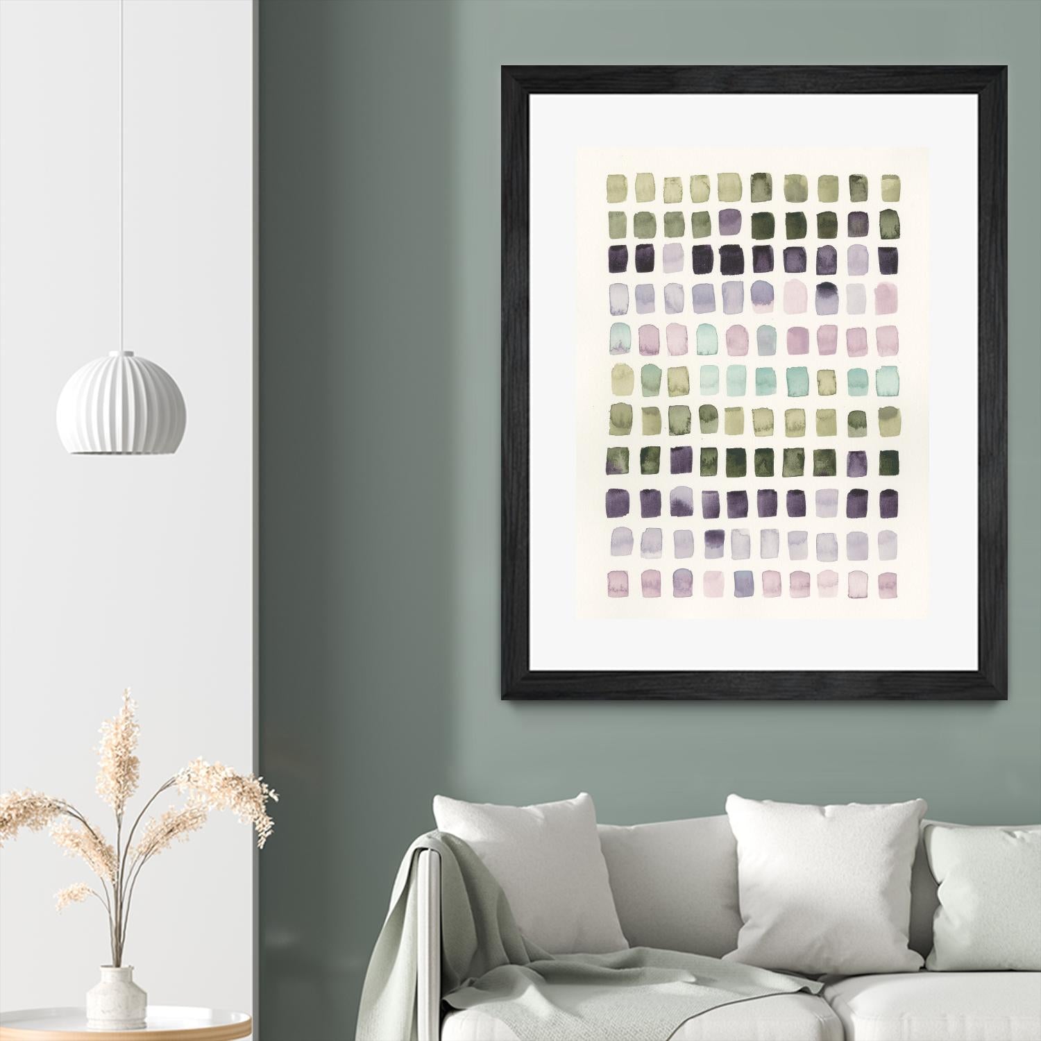 Serene Color Swatches I by Grace Popp on GIANT ART - pink abstract