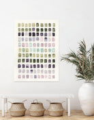 Serene Color Swatches I by Grace Popp on GIANT ART - pink abstract