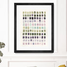 Serene Color Swatches I by Grace Popp on GIANT ART - pink abstract
