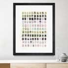 Serene Color Swatches I by Grace Popp on GIANT ART - pink abstract