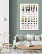 Serene Color Swatches I by Grace Popp on GIANT ART - pink abstract