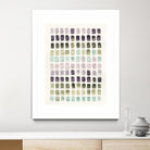 Serene Color Swatches II by Grace Popp on GIANT ART - pink abstract