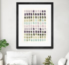 Serene Color Swatches II by Grace Popp on GIANT ART - pink abstract