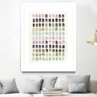 Serene Color Swatches II by Grace Popp on GIANT ART - pink abstract