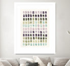 Serene Color Swatches II by Grace Popp on GIANT ART - pink abstract