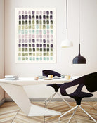 Serene Color Swatches II by Grace Popp on GIANT ART - pink abstract