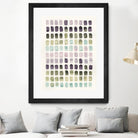 Serene Color Swatches II by Grace Popp on GIANT ART - pink abstract