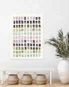 Serene Color Swatches II by Grace Popp on GIANT ART - pink abstract