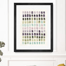 Serene Color Swatches II by Grace Popp on GIANT ART - pink abstract