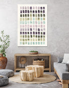 Serene Color Swatches II by Grace Popp on GIANT ART - pink abstract