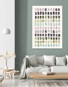 Serene Color Swatches II by Grace Popp on GIANT ART - pink abstract