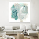 Coastal Fog IV by June Erica Vess on GIANT ART - green abstract