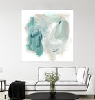 Coastal Fog IV by June Erica Vess on GIANT ART - green abstract