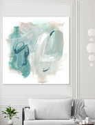 Coastal Fog IV by June Erica Vess on GIANT ART - green abstract