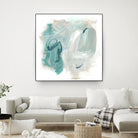 Coastal Fog IV by June Erica Vess on GIANT ART - green abstract