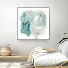 Coastal Fog IV by June Erica Vess on GIANT ART - green abstract