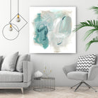 Coastal Fog IV by June Erica Vess on GIANT ART - green abstract