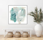 Coastal Fog IV by June Erica Vess on GIANT ART - green abstract