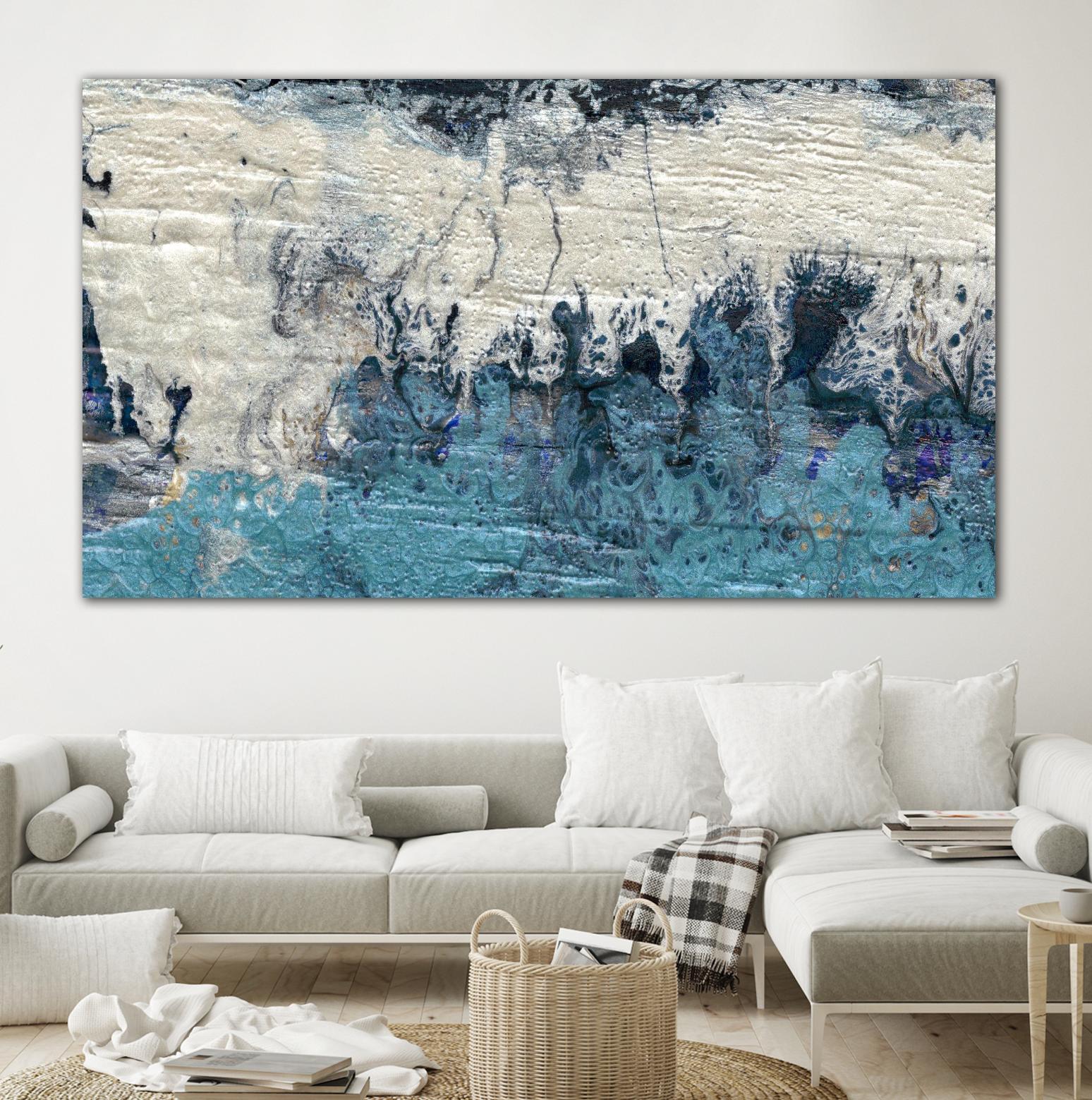 Bering Strait I by Alicia Ludwig on GIANT ART - blue abstract
