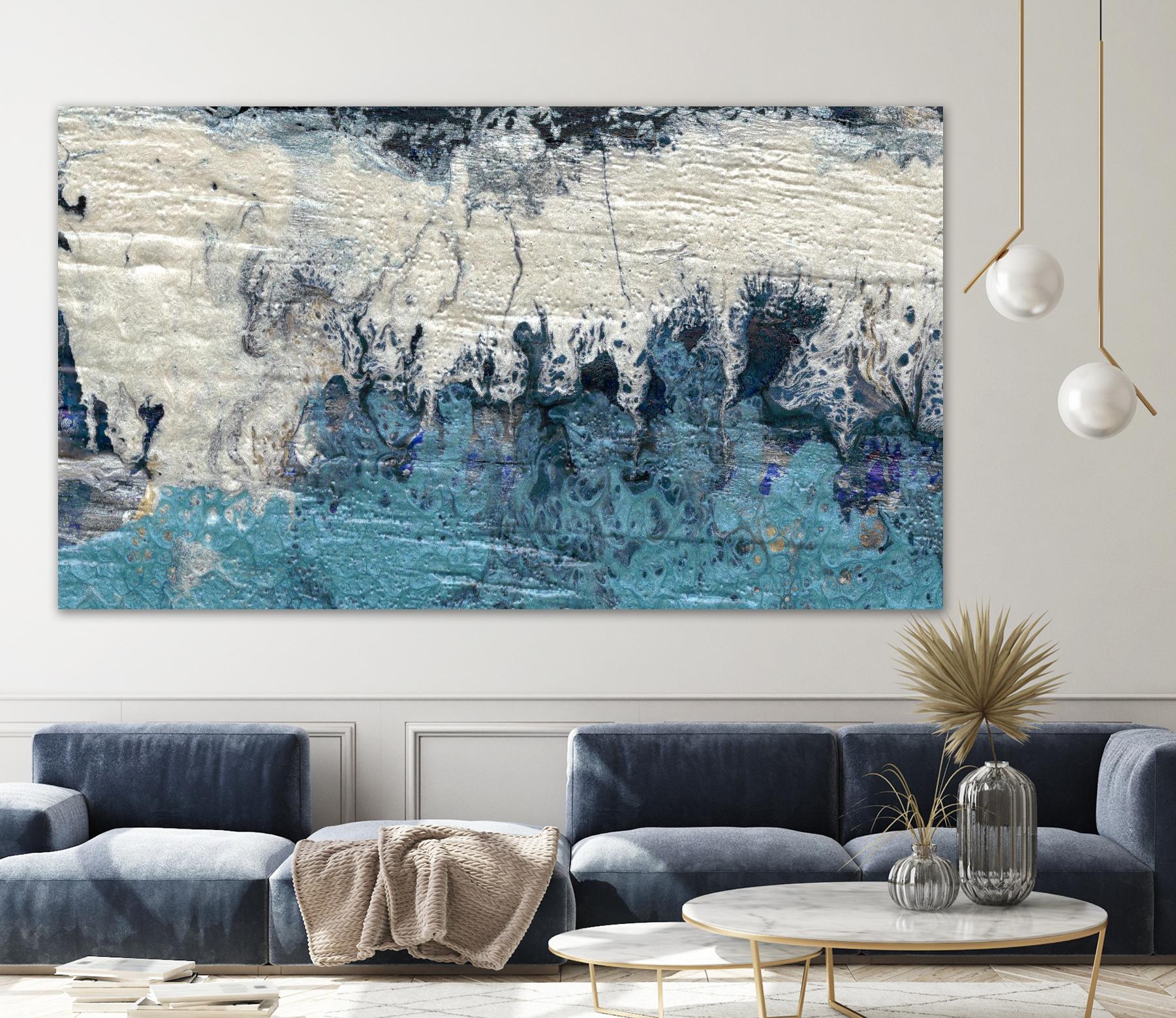 Bering Strait I by Alicia Ludwig on GIANT ART - blue abstract