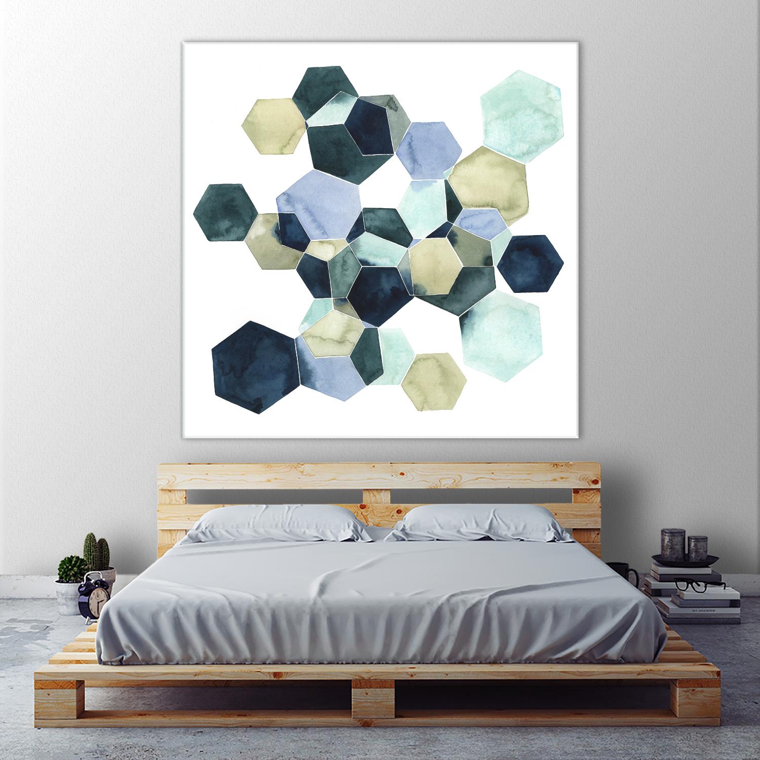 Crystallize I by Grace Popp on GIANT ART - green abstract