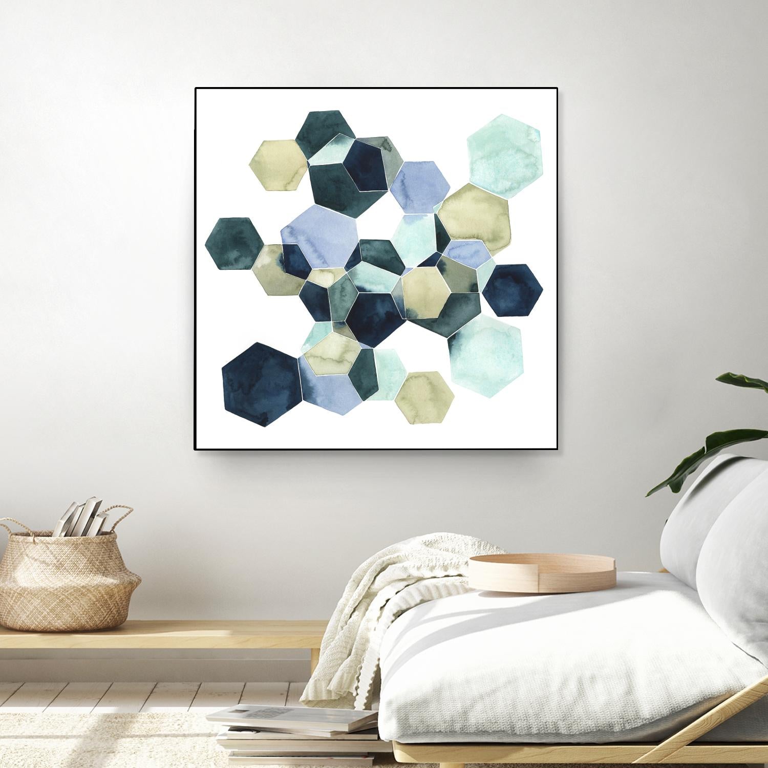 Crystallize I by Grace Popp on GIANT ART - green abstract