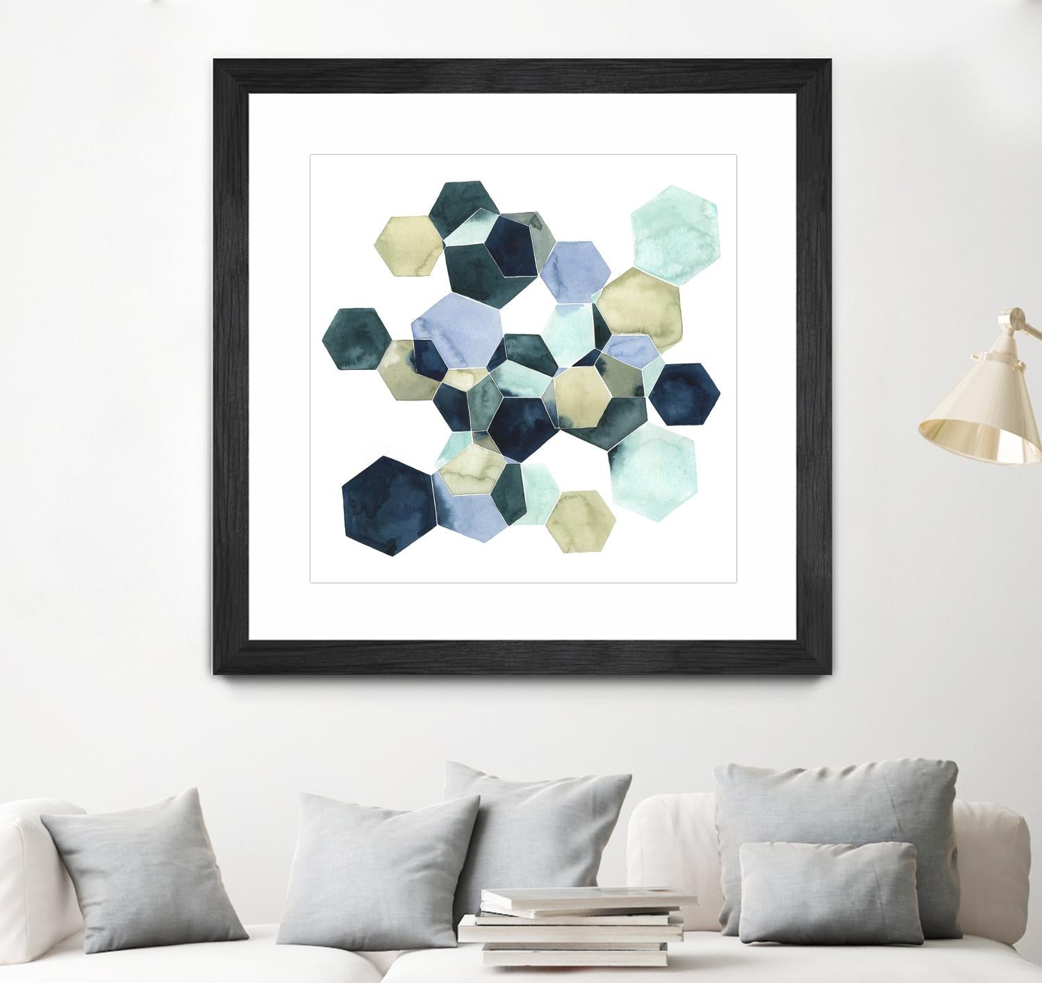 Crystallize I by Grace Popp on GIANT ART - green abstract