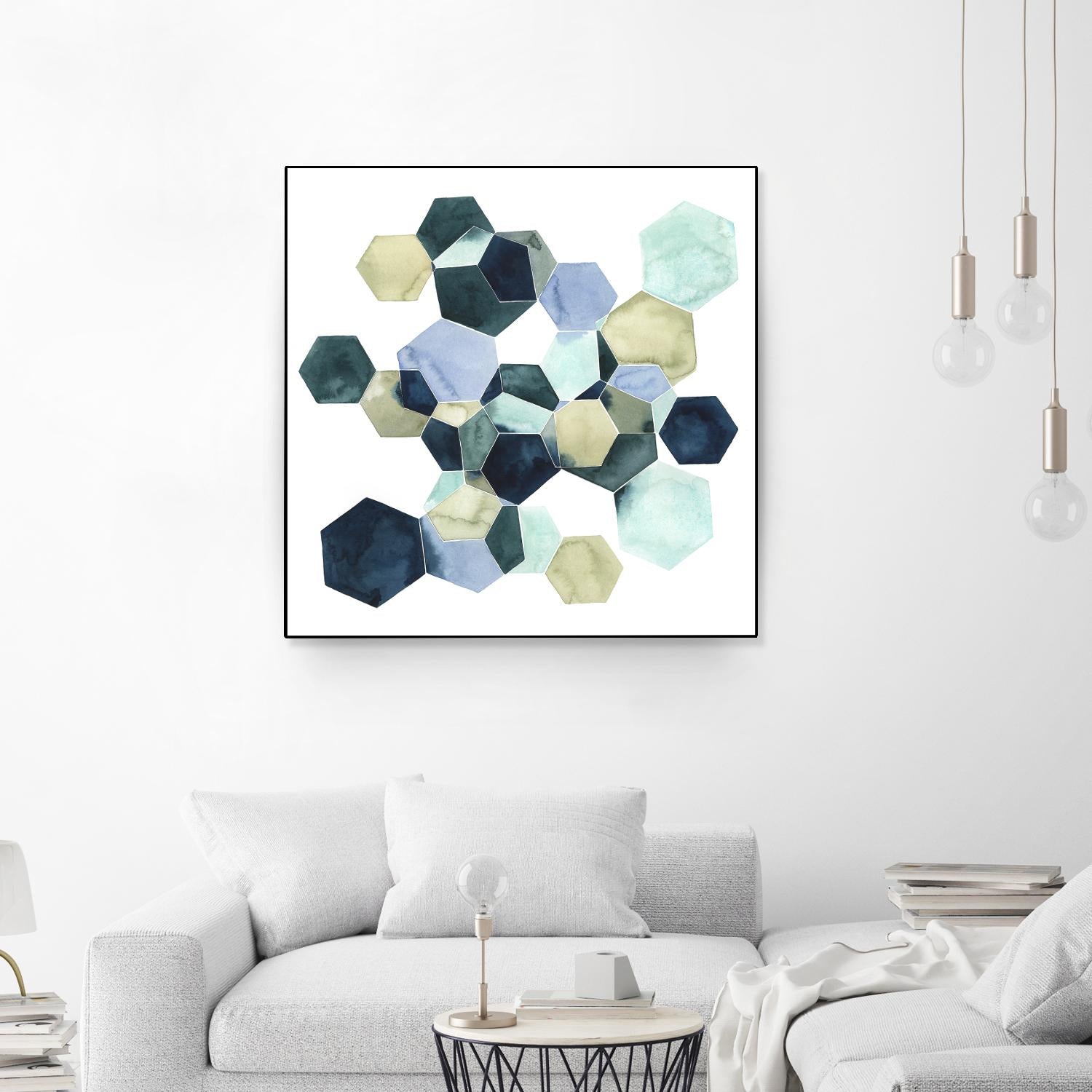 Crystallize I by Grace Popp on GIANT ART - green abstract