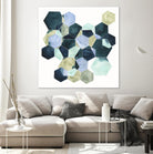 Crystallize II by Grace Popp on GIANT ART - green abstract