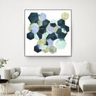 Crystallize II by Grace Popp on GIANT ART - green abstract