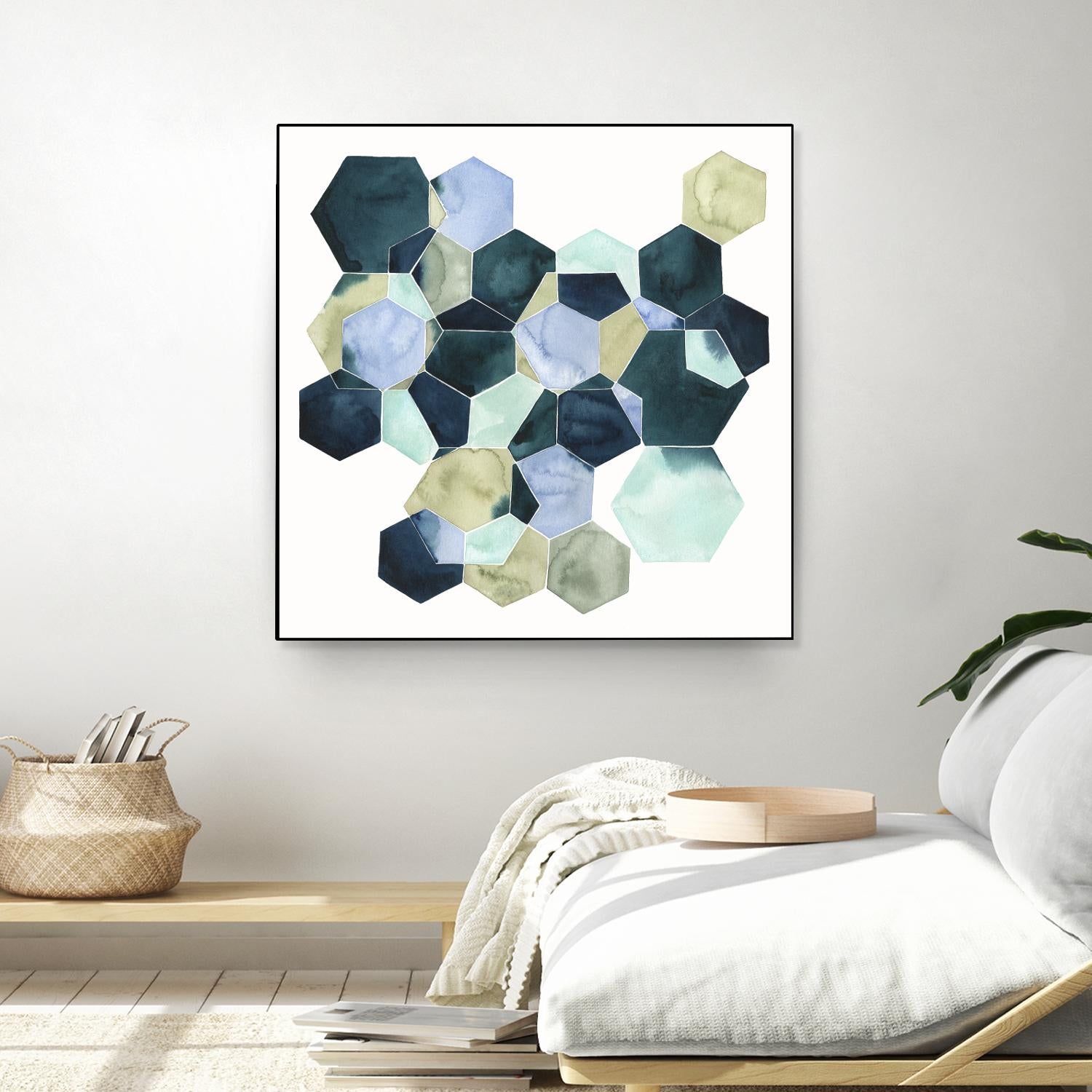 Crystallize II by Grace Popp on GIANT ART - green abstract