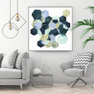 Crystallize II by Grace Popp on GIANT ART - green abstract