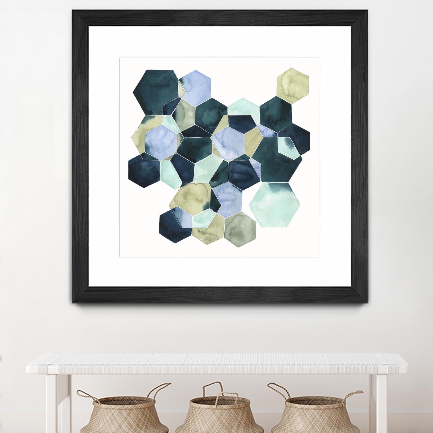 Crystallize II by Grace Popp on GIANT ART - green abstract