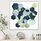 Crystallize II by Grace Popp on GIANT ART - green abstract