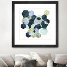 Crystallize II by Grace Popp on GIANT ART - green abstract