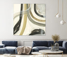 Neutral Lines II by June Erica Vess on GIANT ART - brown abstract