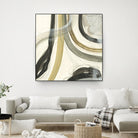 Neutral Lines II by June Erica Vess on GIANT ART - brown abstract