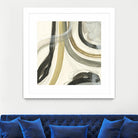 Neutral Lines II by June Erica Vess on GIANT ART - brown abstract