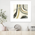 Neutral Lines II by June Erica Vess on GIANT ART - brown abstract