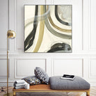 Neutral Lines II by June Erica Vess on GIANT ART - brown abstract