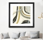 Neutral Lines II by June Erica Vess on GIANT ART - brown abstract