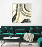 Neutral Lines II by June Erica Vess on GIANT ART - brown abstract