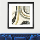 Neutral Lines II by June Erica Vess on GIANT ART - brown abstract