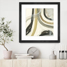Neutral Lines II by June Erica Vess on GIANT ART - brown abstract