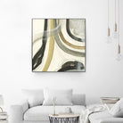 Neutral Lines II by June Erica Vess on GIANT ART - brown abstract