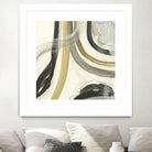 Neutral Lines II by June Erica Vess on GIANT ART - brown abstract