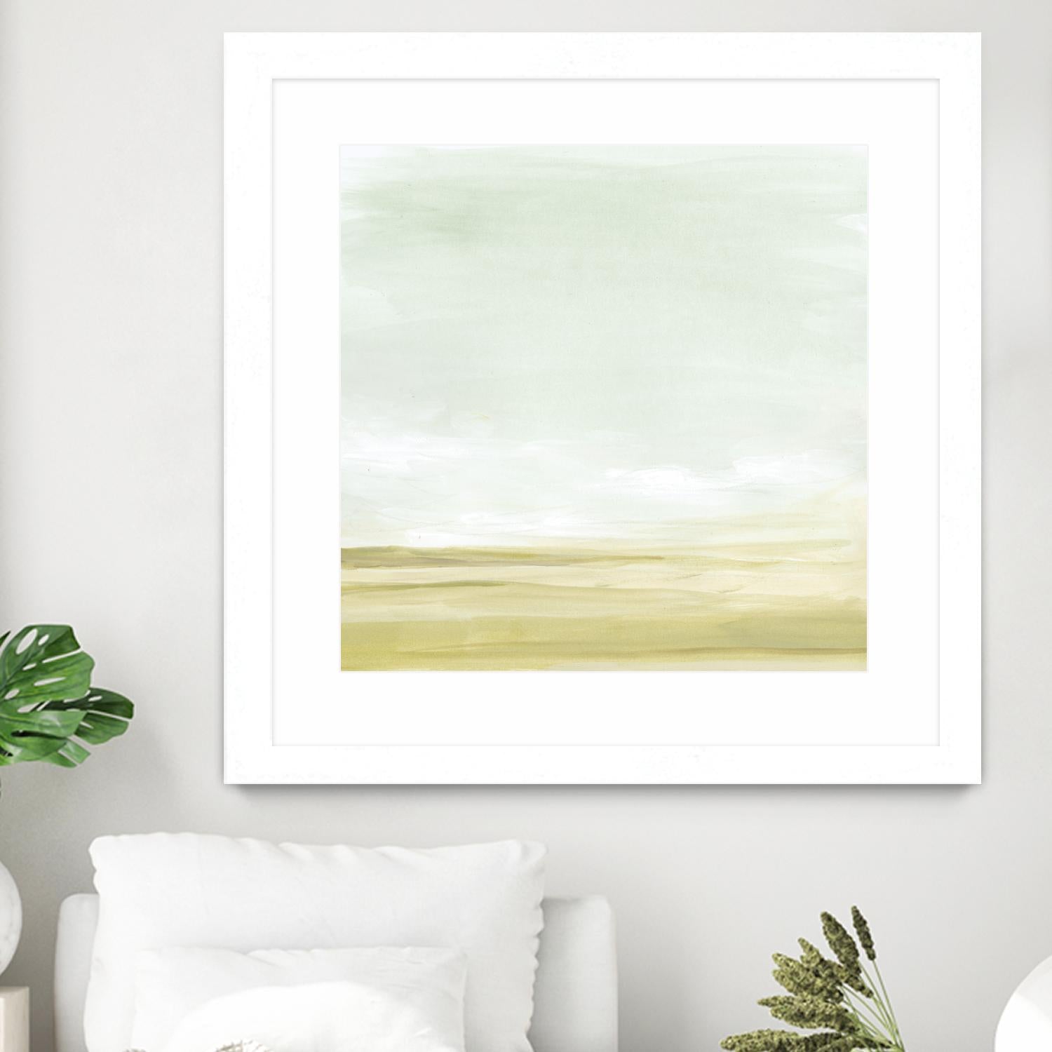 Intangible Horizon II by June Erica Vess on GIANT ART - green sea scene