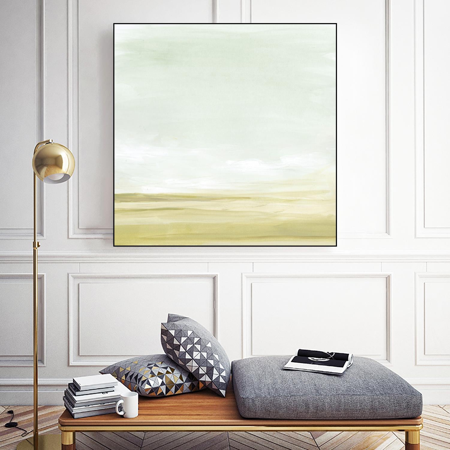 Intangible Horizon II by June Erica Vess on GIANT ART - green sea scene