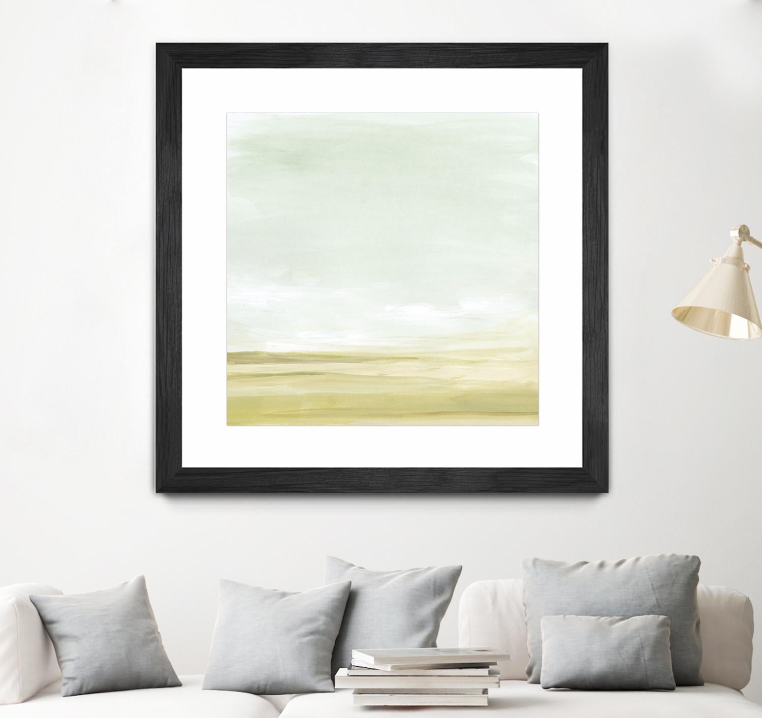 Intangible Horizon II by June Erica Vess on GIANT ART - green sea scene